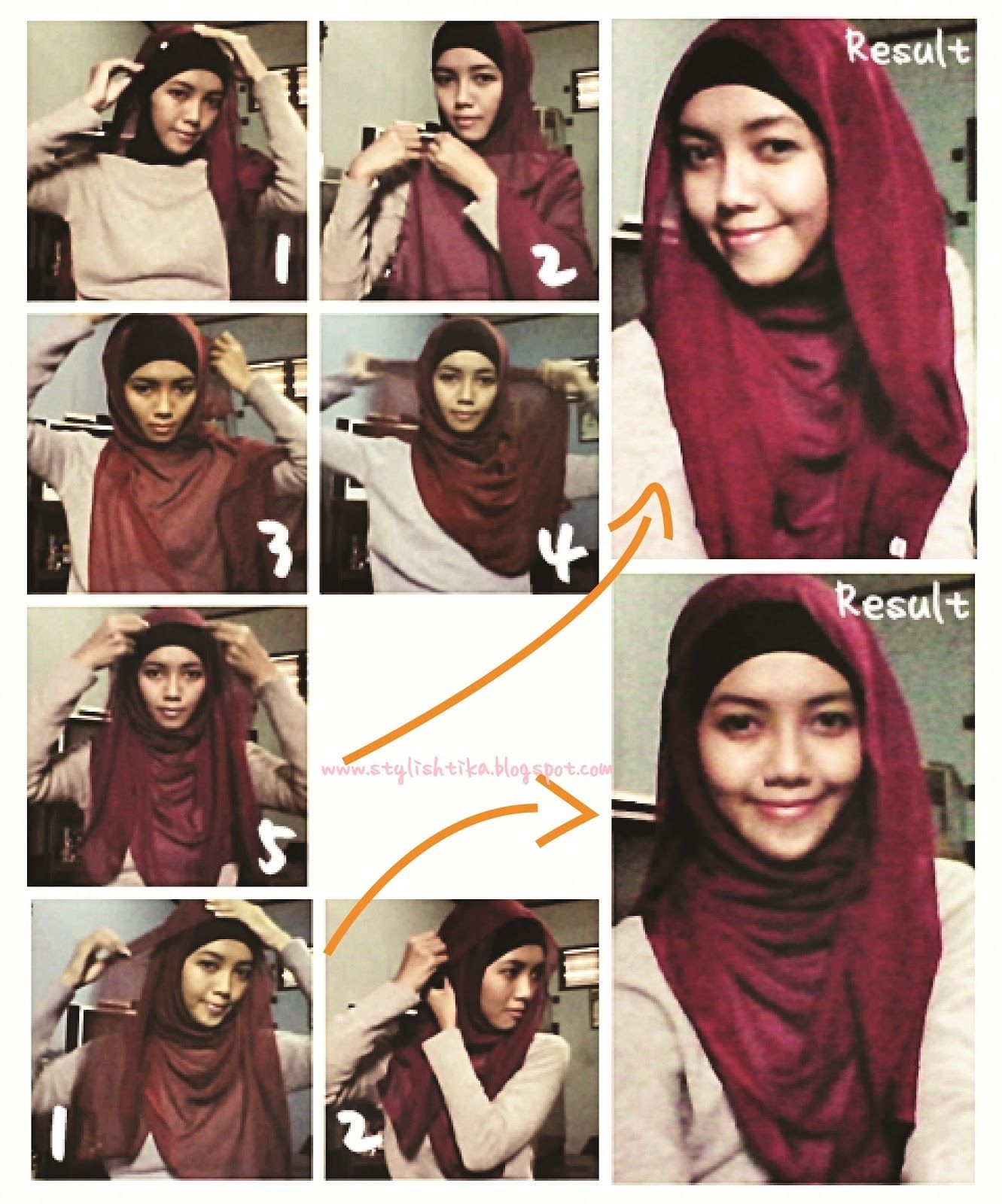 Model Hijab Untuk Wajah Bulat - langkung.com