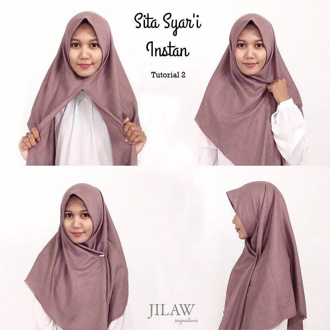 Hijab syar'i tutorial yang simple
