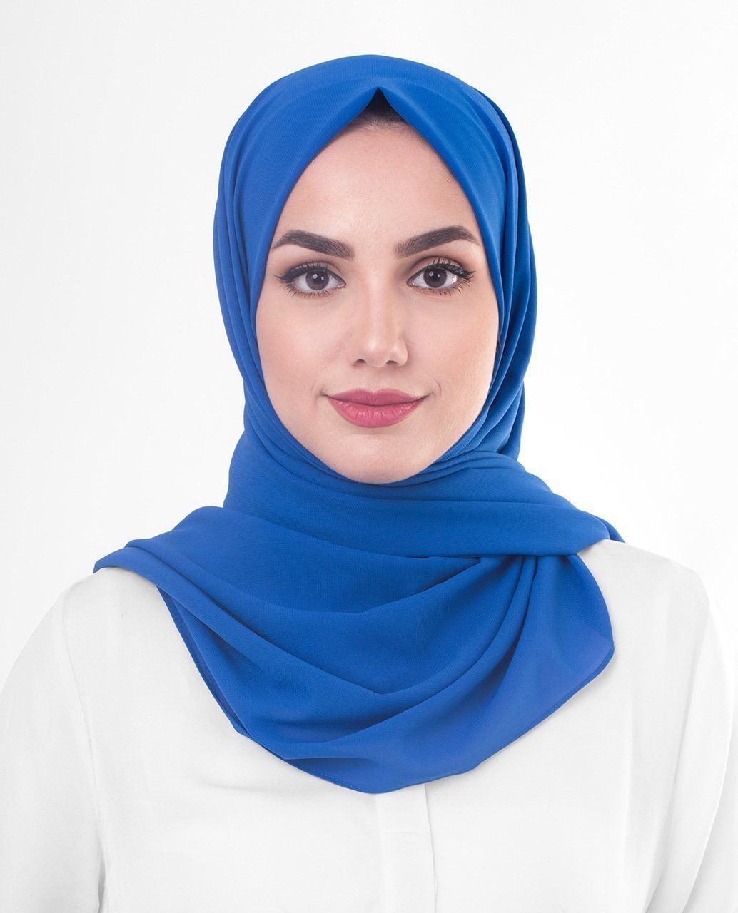 tutorial hijab pashmina satin untuk tampil formal