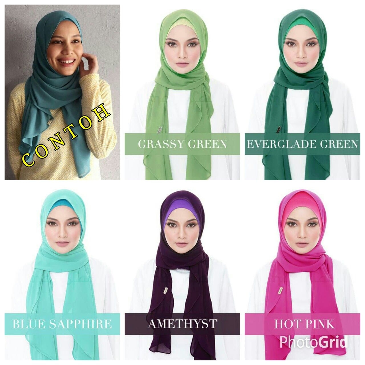 tutorial hijab pashmina satin yang seperti scarf
