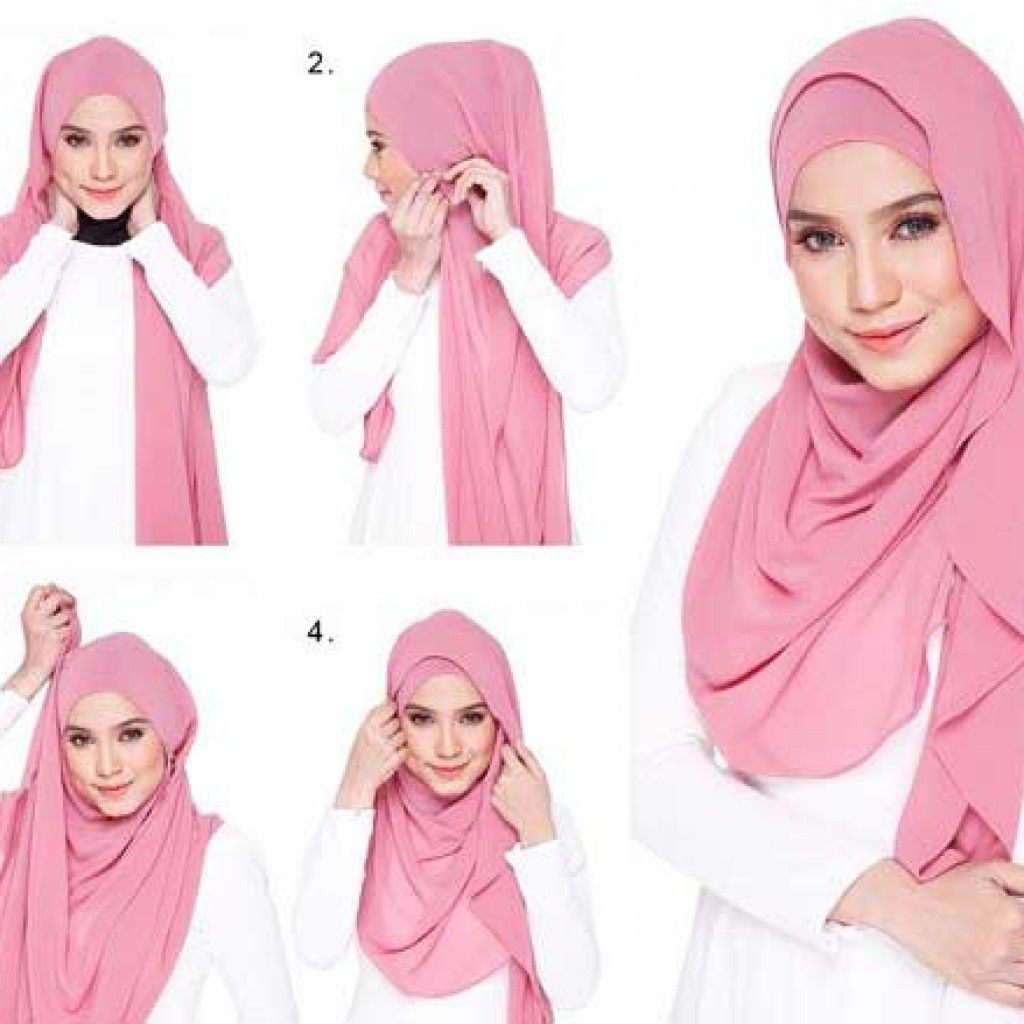Tutorial hijab pashmina simple yang layer