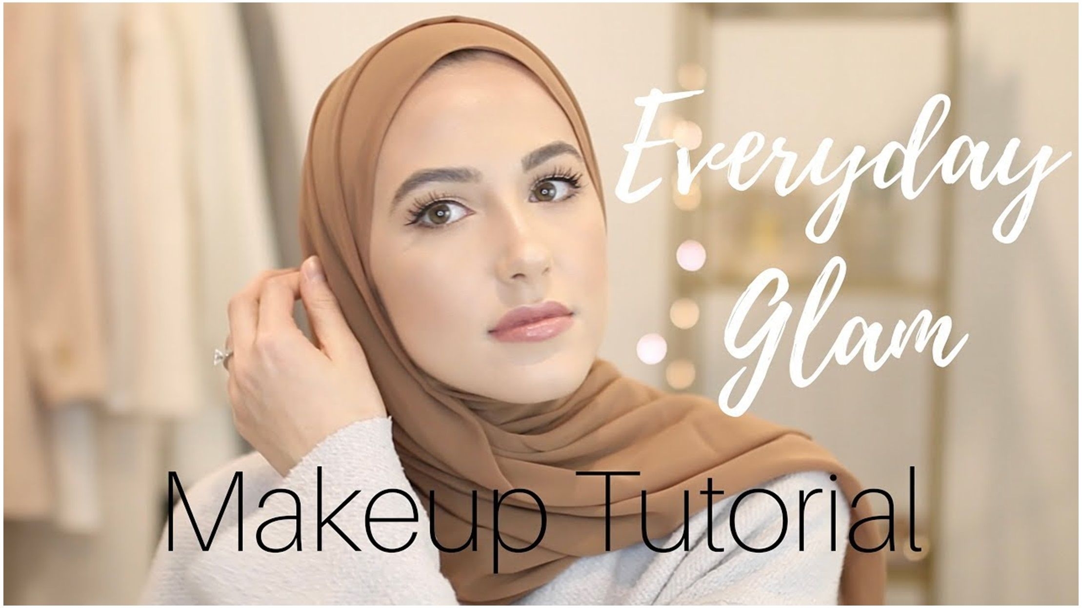 Tutorial make up natural hijab yang soft
