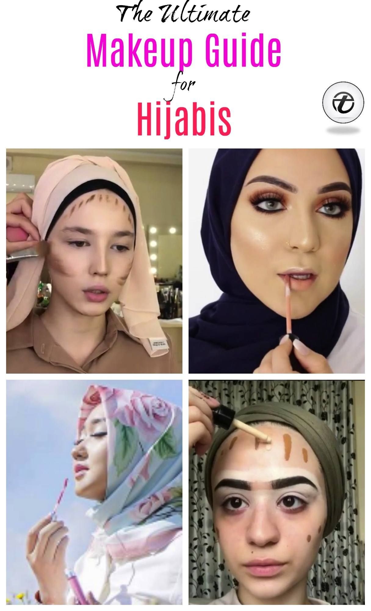 Tutorial make up natural hijab yang tebal 