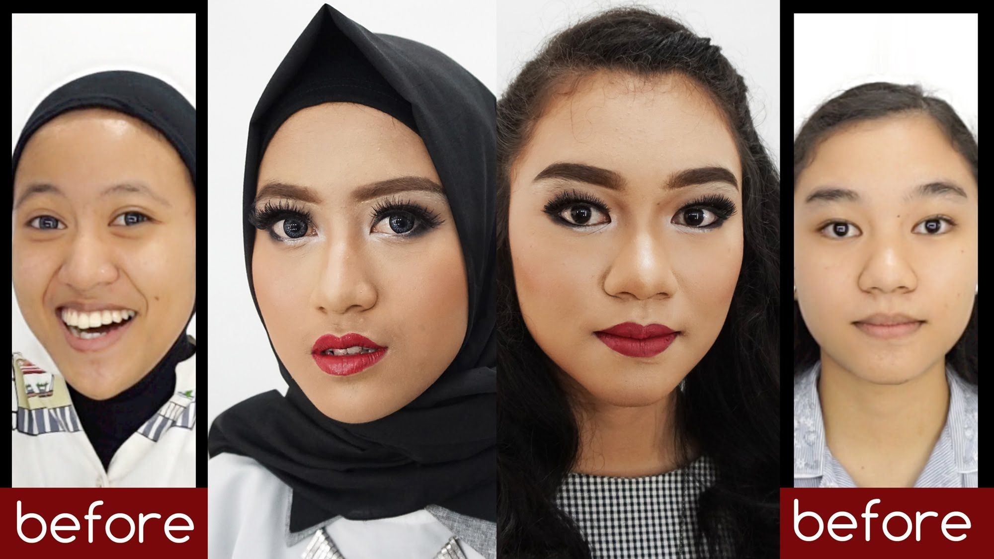 tutorial makeup natural hijab untuk pesta