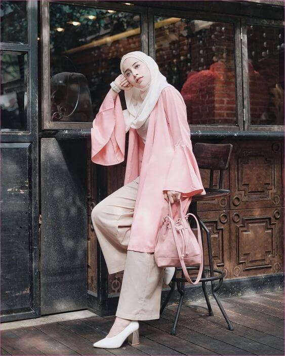 inspirasi ootd dress hijab untuk kuliah salim soraya