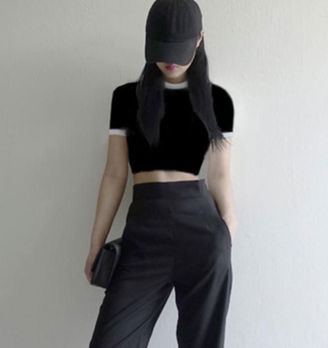 aesthetic korean outfits black sarofudin blog