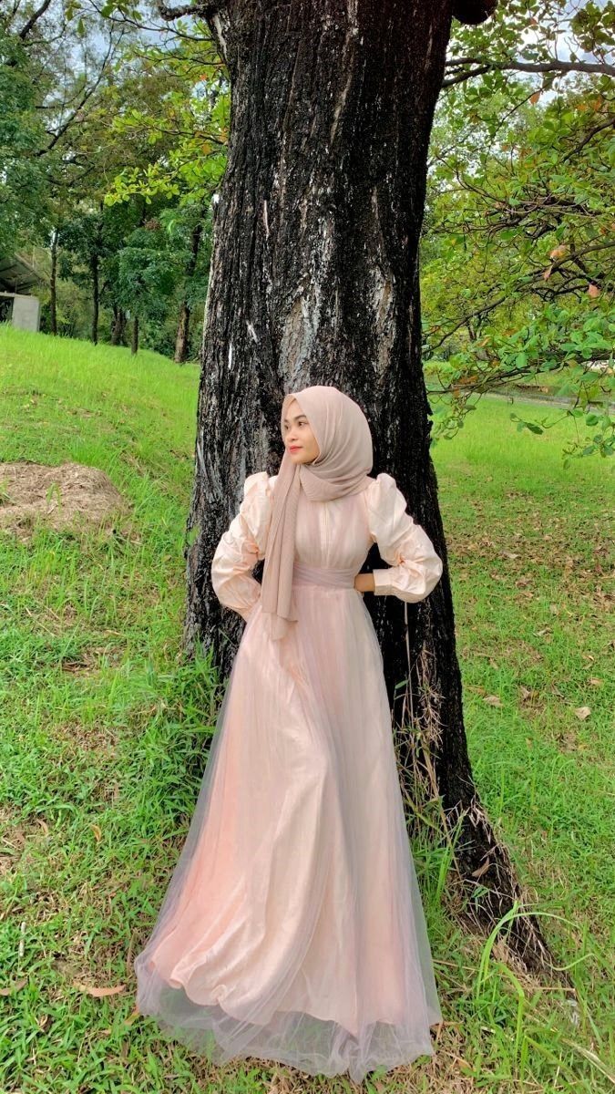 Vioni Dress Bahan Crinkle Airflow Mutiara LD 110 Gamis Korea Wanita Terbaru 2023