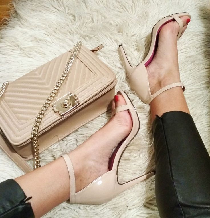 #beige #nude #bag #highheels #style #fashion