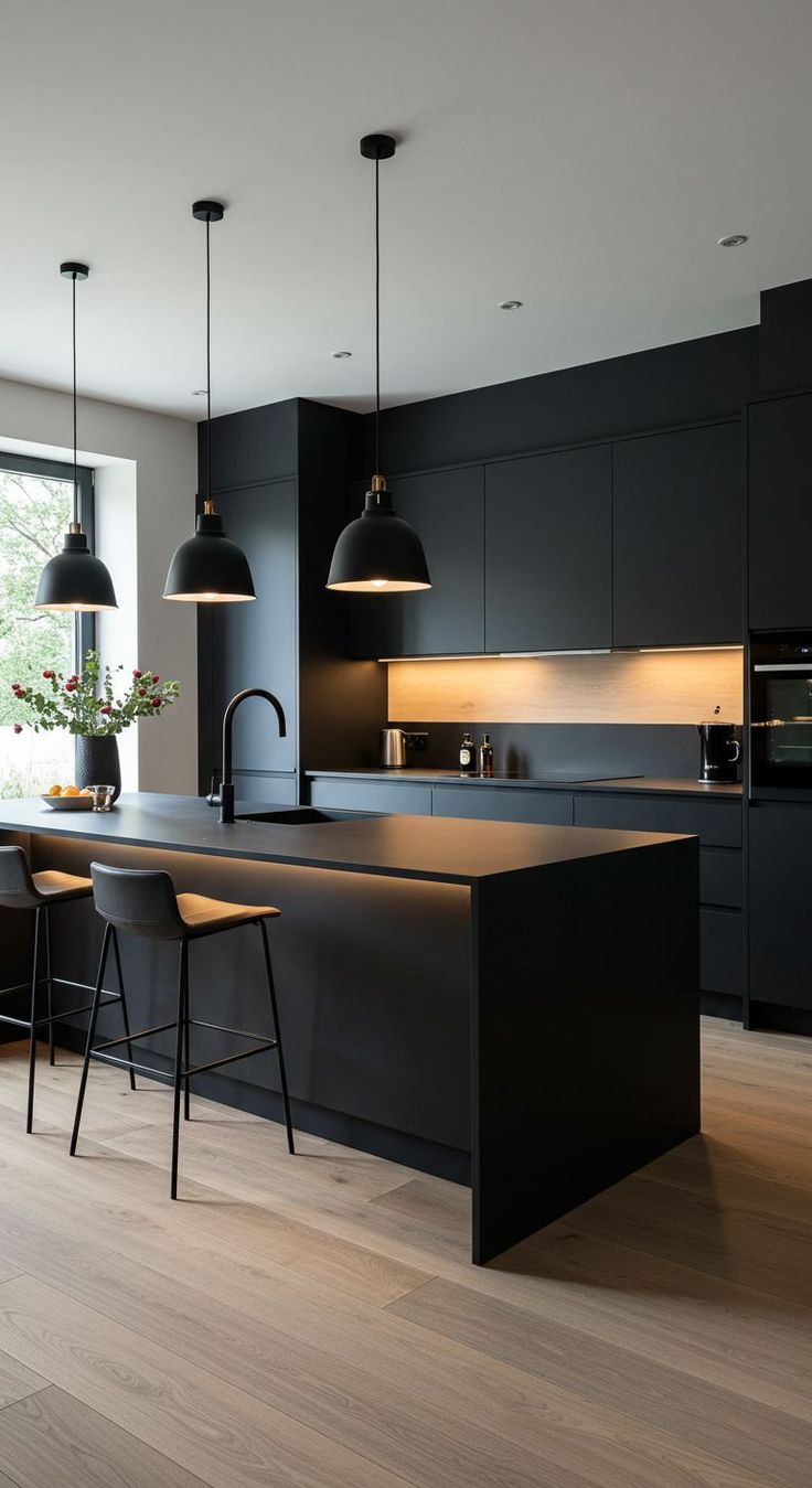 Focus on the Black Color and Modern Design Focus on the Black Color and Modern Design