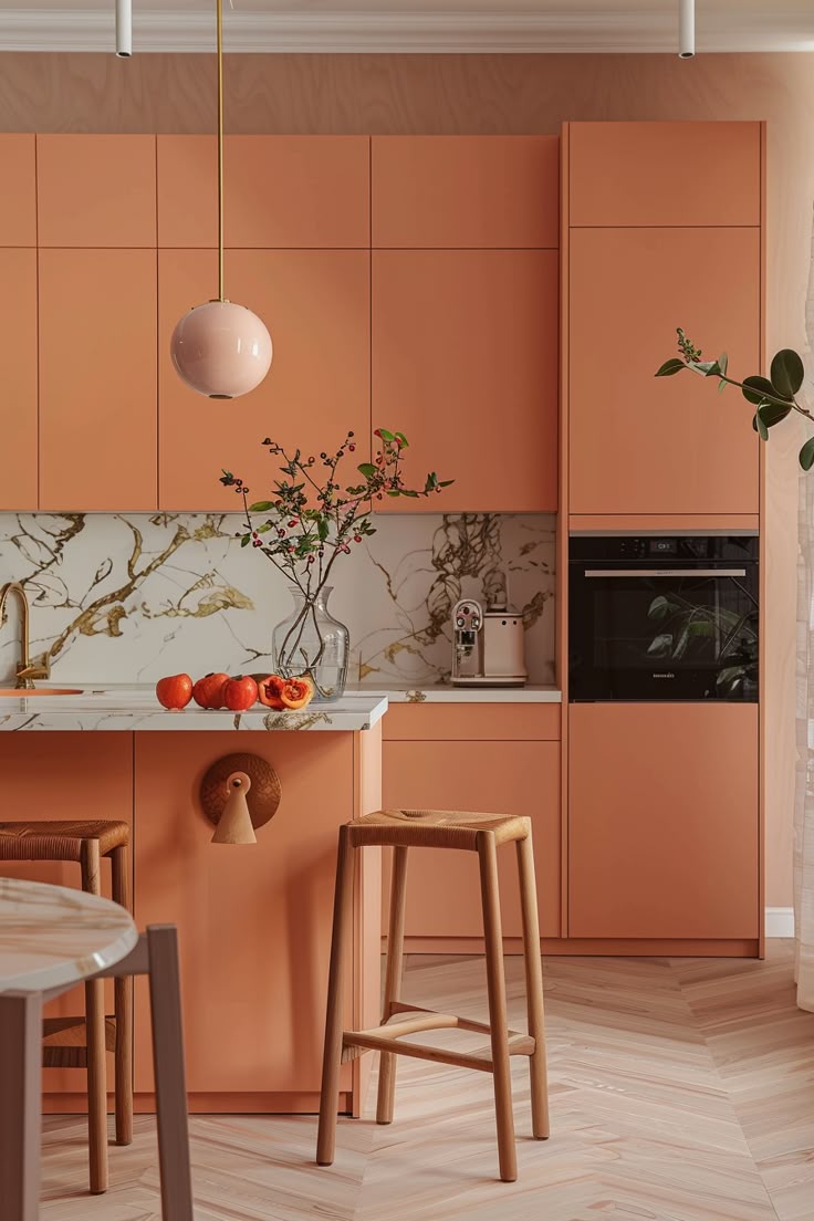Peach Fuzz Kitchens Designing with Pantone’s Color of the Year — Living Bright Interiors
