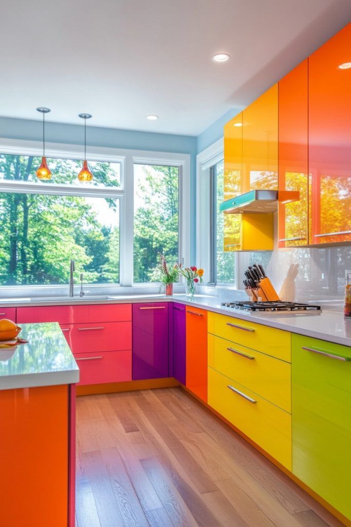 Transform Your Kitchen with 45 Vibrant Color Ideas to Brighten Your Space! Transform Your Kitchen with 45 Vibrant Color Ideas to Brighten Your Space!