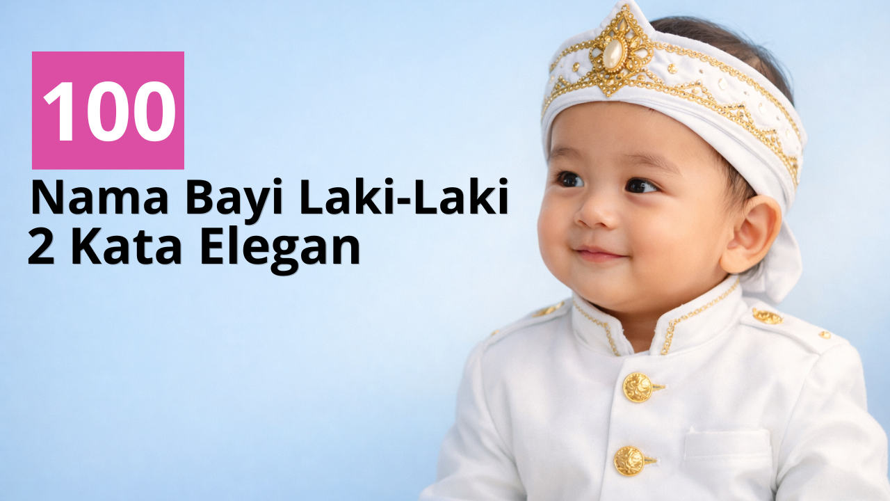 100 Nama Bayi Laki Laki 2 Kata Elegan